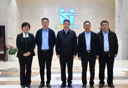 嶗山區委書記張元升一行到海德威走訪調研